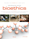Developing World Bioethics杂志封面